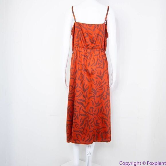 NEW Eloquii Tie Front‎ animal Printed Midi Dress, women's plus size 22 - Picture 6 of 16
